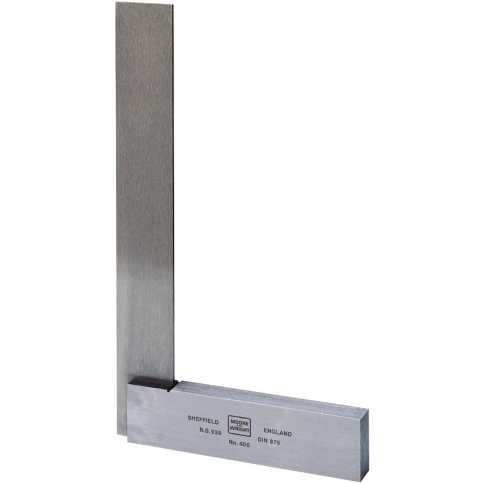 Moore & Wright 400R Series Traditional Engineers Squares – 75–300mm