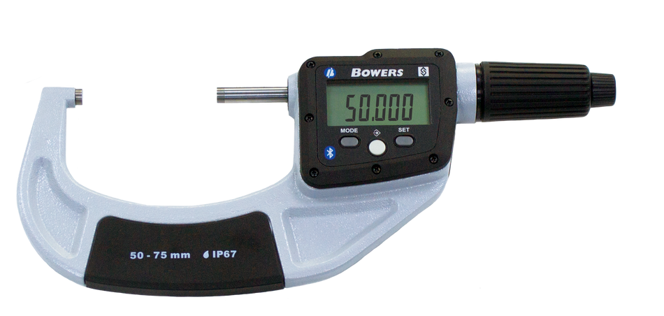 Bowers DigiMic Digital External Micrometers – IP67 Bluetooth