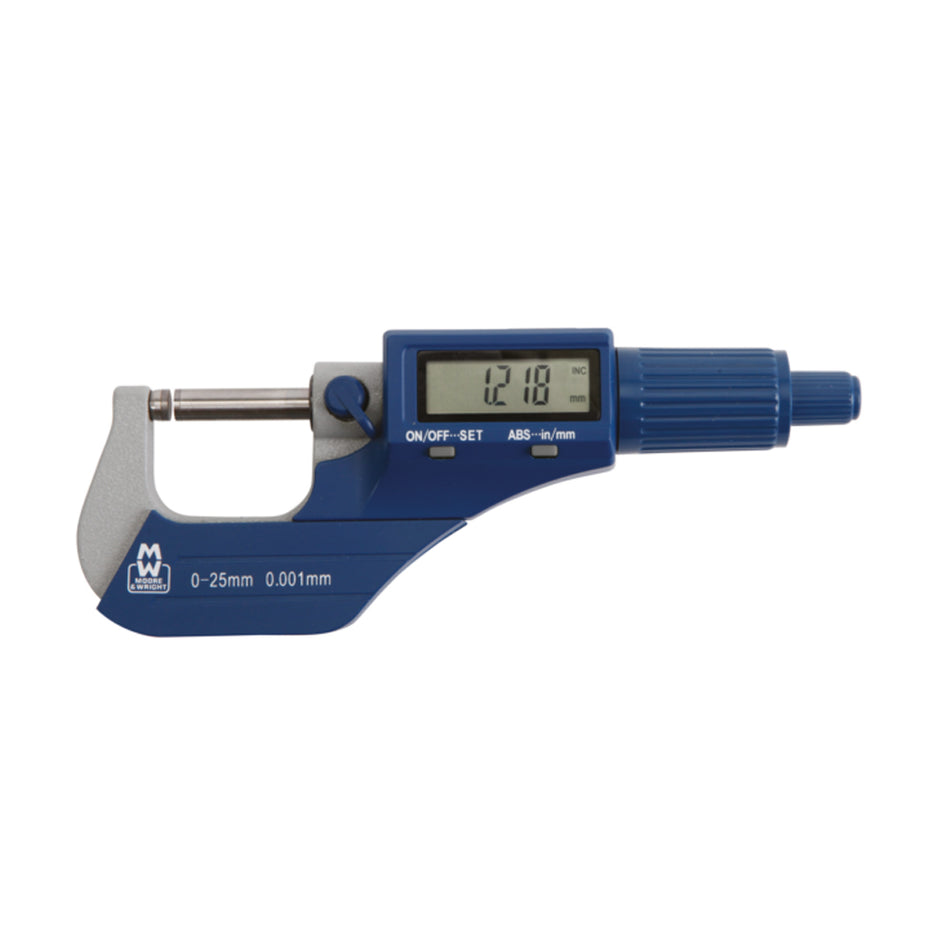 Moore & Wright Workshop External Micrometers 200 Series (Mechanical & Digital)