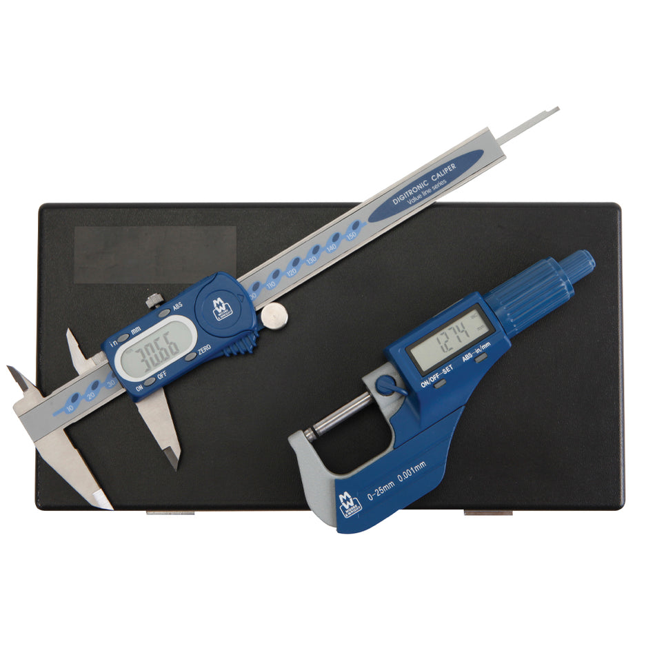 Moore & Wright Digital Workshop Engineers Set – Micrometer & Caliper