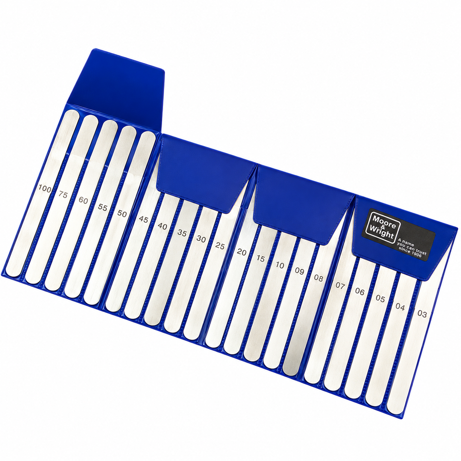 Moore & Wright Feeler Strip Sets – Precision Thickness Measurement